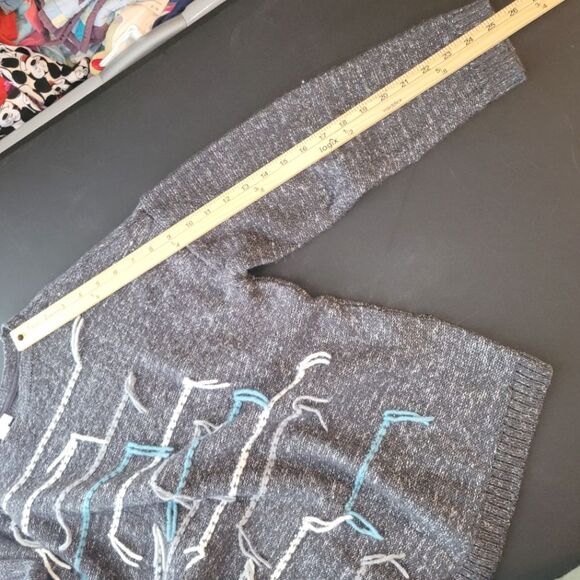 Pure Jill Wool Blend Tassel Sweater Large Petite - Picture 8 of 9